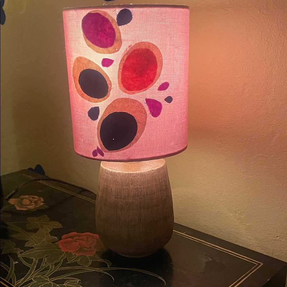 Hand made lamp shade.